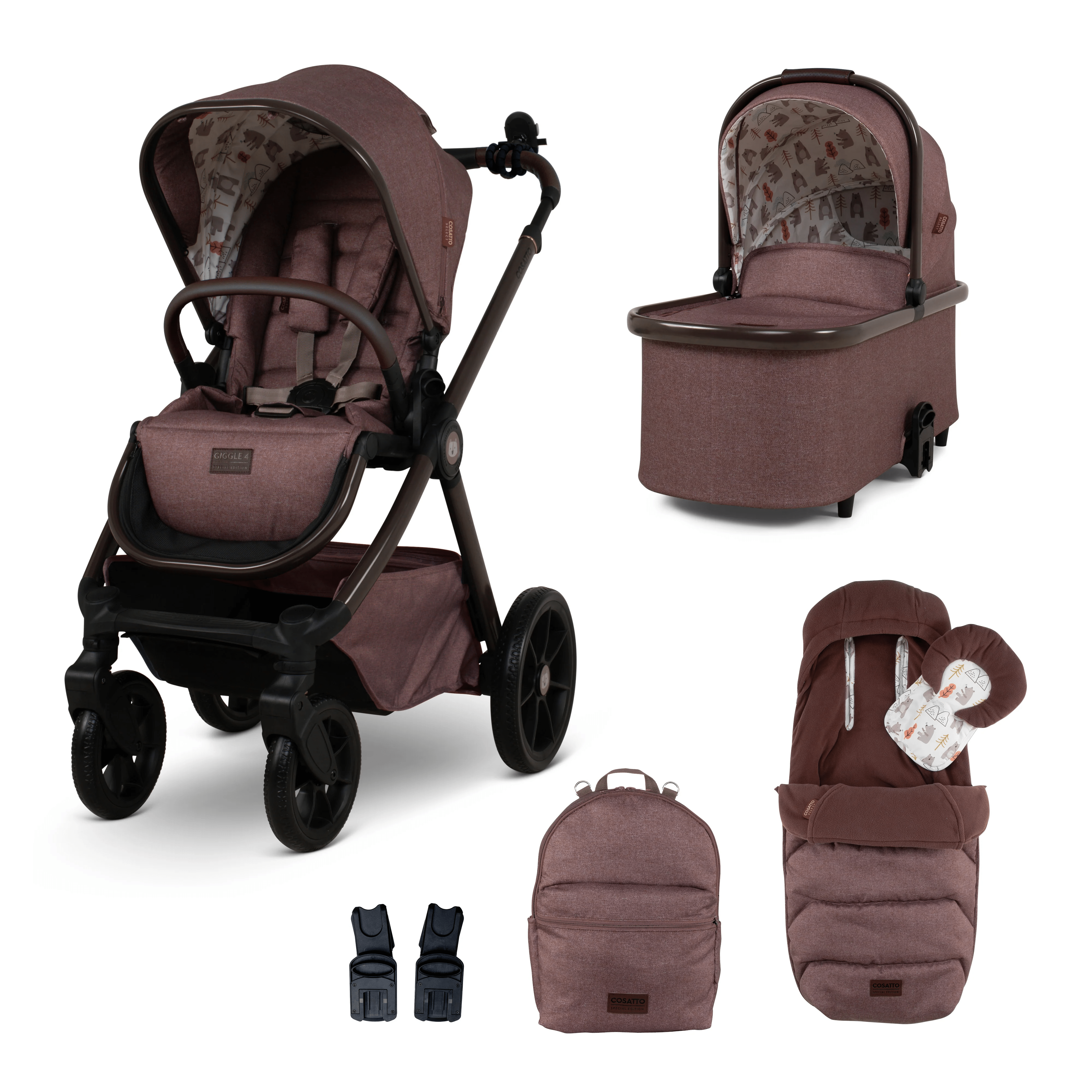 Cosatto travel systems Cosatto Giggle 4 Accessory Bundle Special Edition Bear Hug CT6019