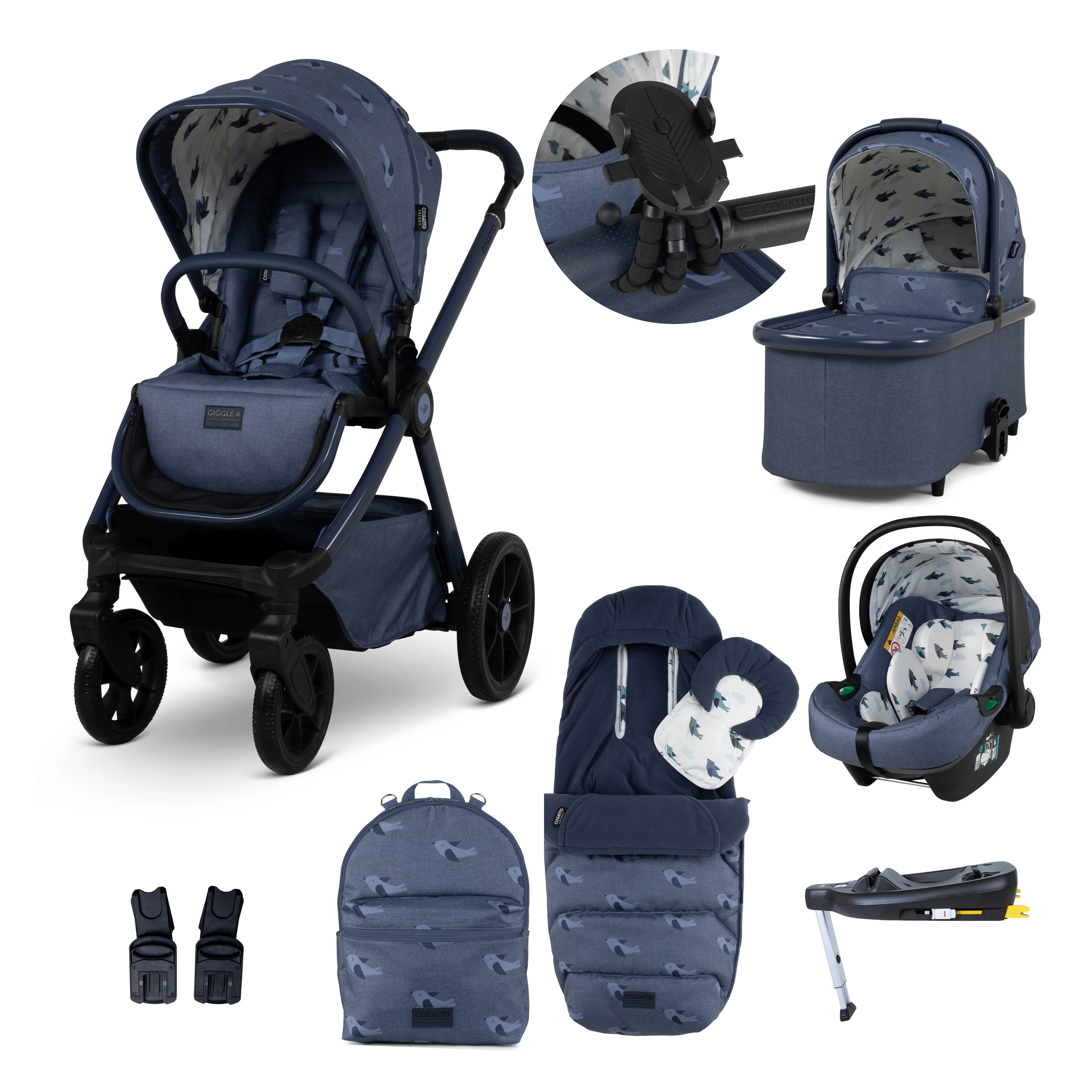 Cosatto travel systems Cosatto Giggle 4 Everything Bundle Special Edition Skylark CT6104