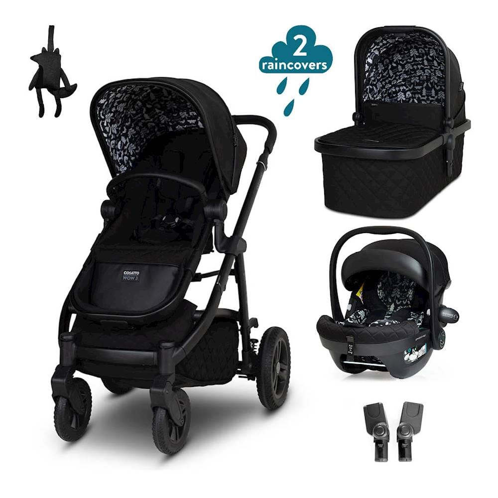 Cosatto travel systems Cosatto Wow 3 Acorn Car Seat Bundle Silhouette CT5753