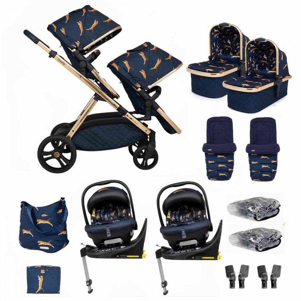 Cosatto travel systems Cosatto Wow XL Rotating Twin Bundle On The Prowl CT5991