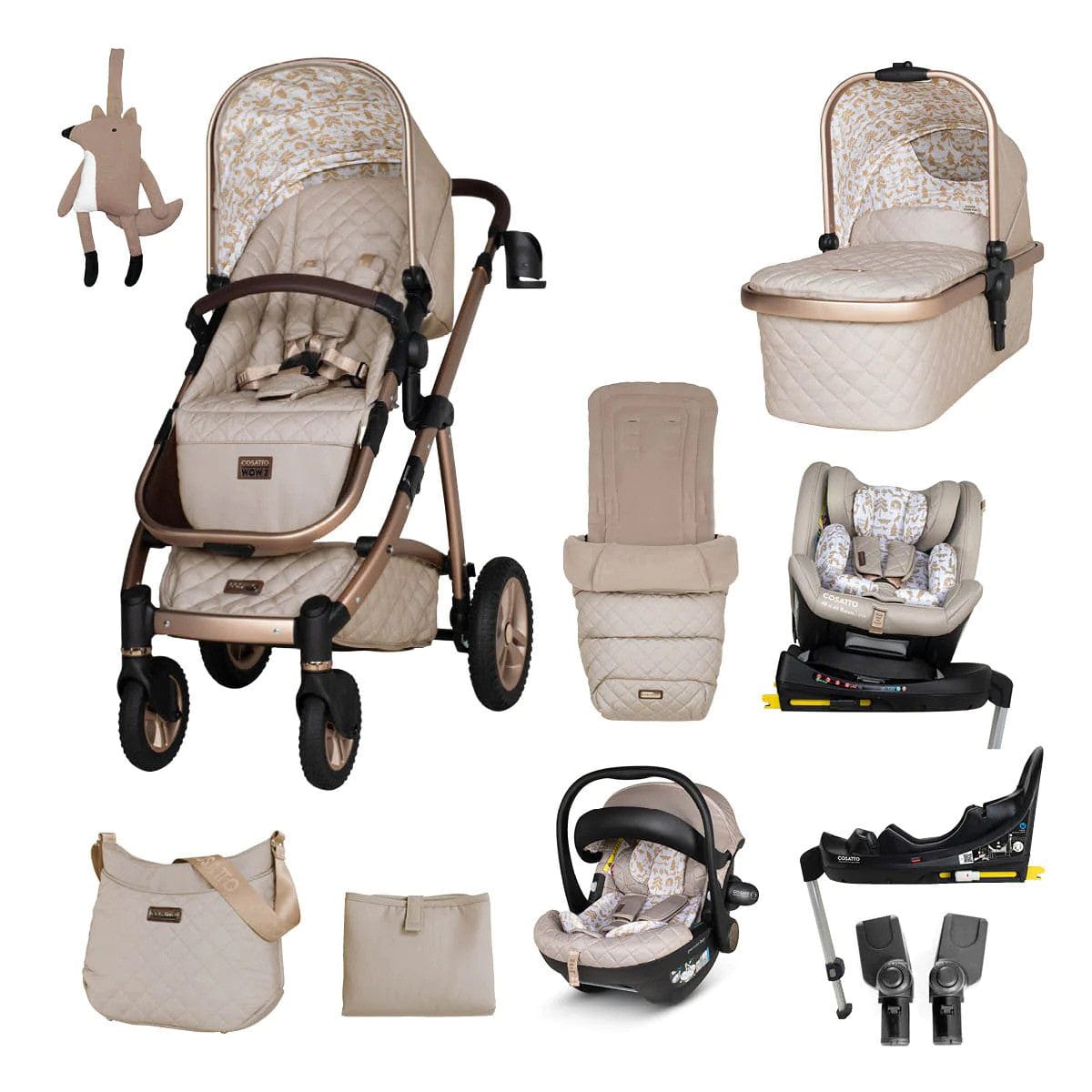 Cosatto travel systems Cosatto Wow 2 All Stage Everything Bundle -Whisper CT5784