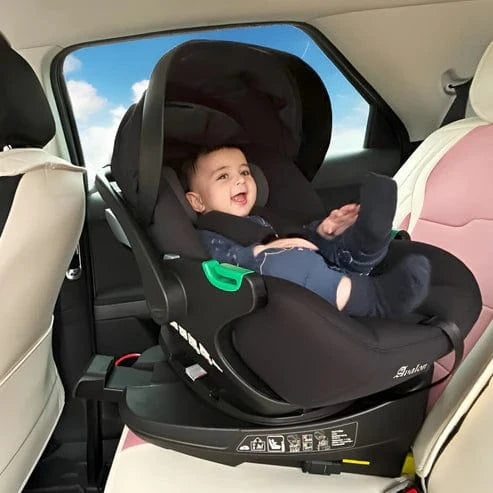 Cozy N Safe baby car seats Cozy N Safe Avalon i-Size 360 40-85cm Carrier & Base - Black/Grey EST10
