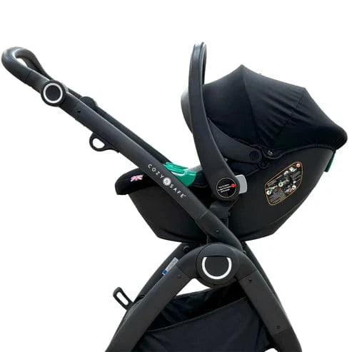 Cozy N Safe baby car seats Cozy N Safe Snowdon i-Size 40-85cm Carrier & Base - Black/Grey EST320