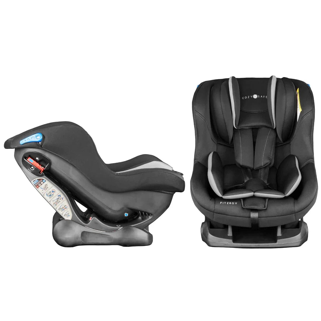 Cozy N Safe combination car seats Cozy N Safe Fitzroy Group 0+/1 - Black/Grey EST309
