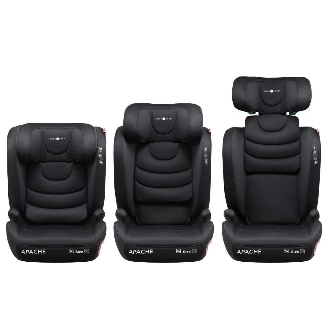 Cozy N Safe highback booster seats Cozy N Safe Apache i-Size 100-150cm - Onyx EST04A