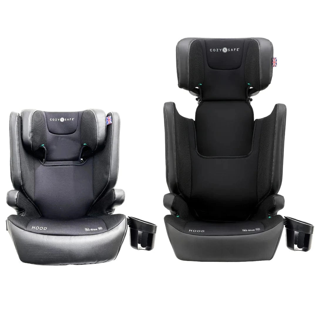 Cozy N Safe highback booster seats Cozy N Safe Hood i-Size 100-150cm Car Seat – Onyx EST239