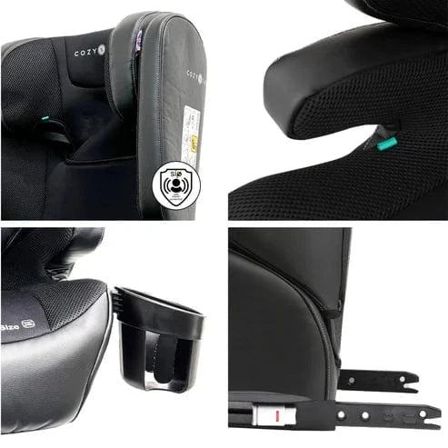Cozy N Safe highback booster seats Cozy N Safe Hood i-Size 100-150cm Car Seat – Onyx EST239