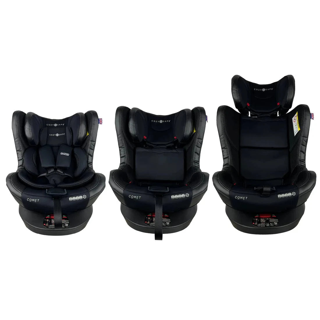 Cozy N Safe swivel car seats Cozy N Safe Comet Group 0+/1/2/3 360° Rotation Car Seat in Black EST230