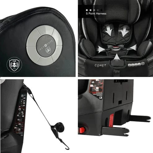 Cozy N Safe swivel car seats Cozy N Safe Comet Group 0+/1/2/3 360° Rotation Car Seat in Black EST230
