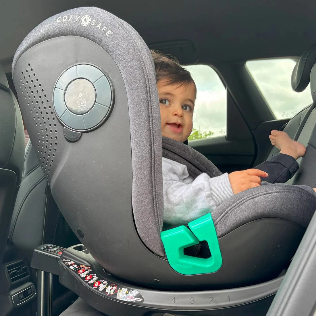 Cozy N Safe swivel car seats Cozy N Safe Comet i-Size 360° Rotation Car Seat- Graphite EST316-1