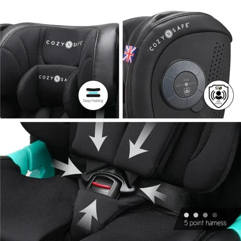 Cozy N Safe swivel car seats Cozy N Safe Comet i-Size 360° Rotation Car Seat- Onyx EST316