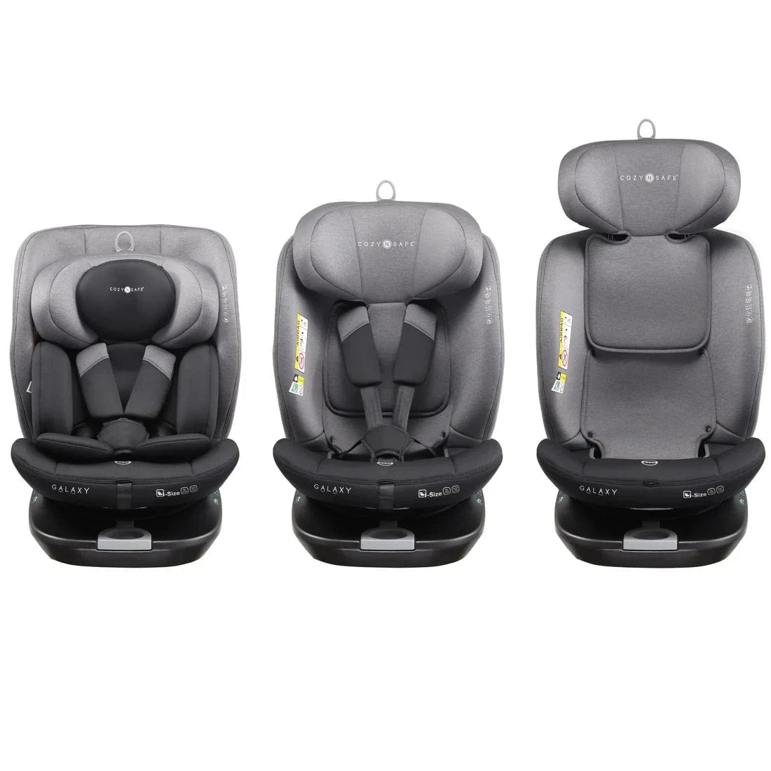 Cozy N Safe swivel car seats Cozy n Safe Galaxy i-Size 40-150cm - Black/Grey EST607