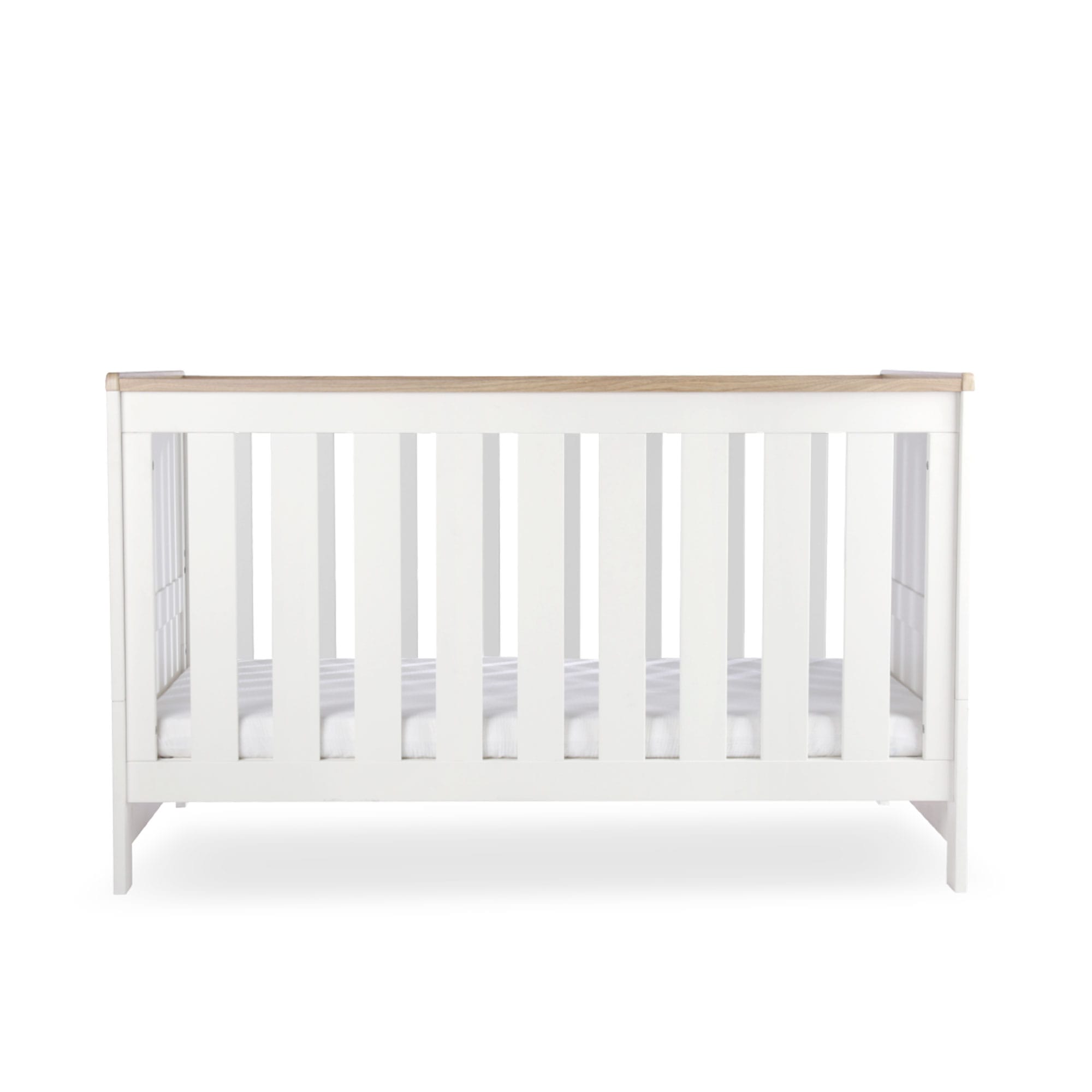 CuddleCo cribs Cuddleco Burford Cotbed - White/Oak FRN/CUD/155494