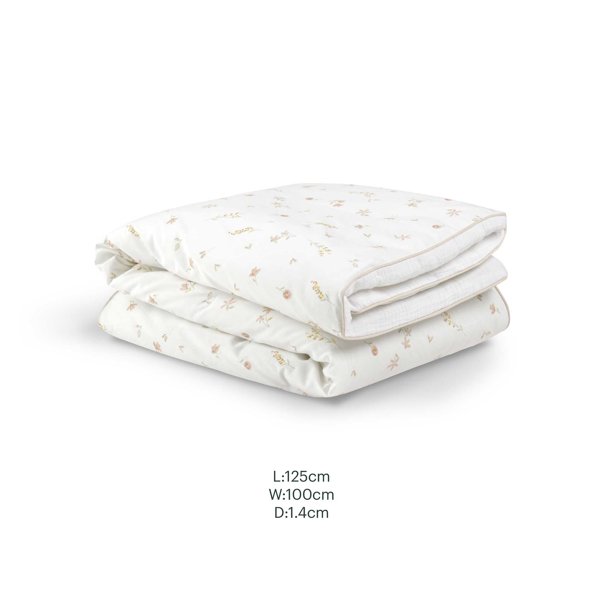 CuddleCo nursery bedding sets CuddleCo 4pc Cot Bed Bedding Set - Cashmere Meadow BED/CUD/154480