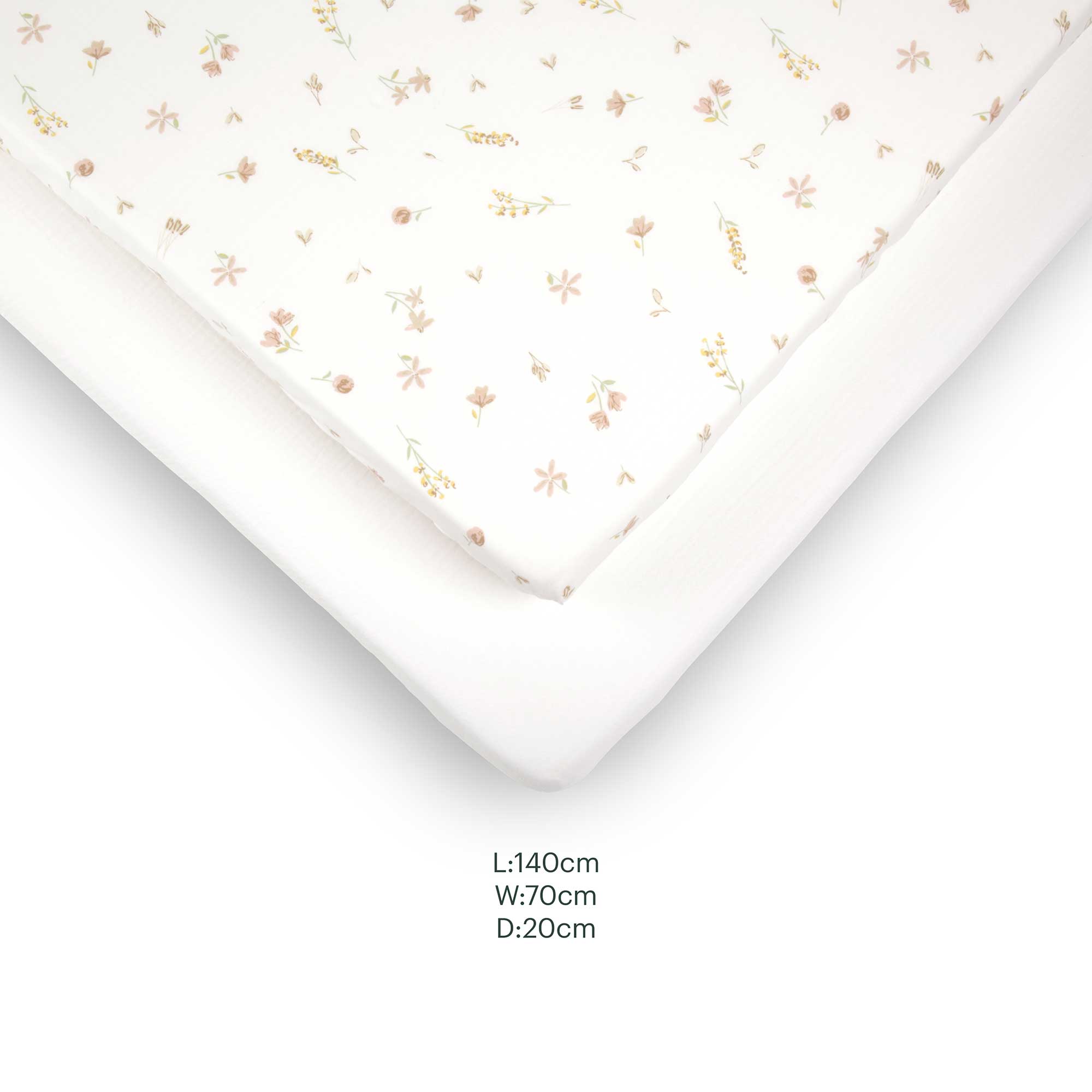 CuddleCo nursery bedding sets CuddleCo 4pc Cot Bed Bedding Set - Cashmere Meadow BED/CUD/154480