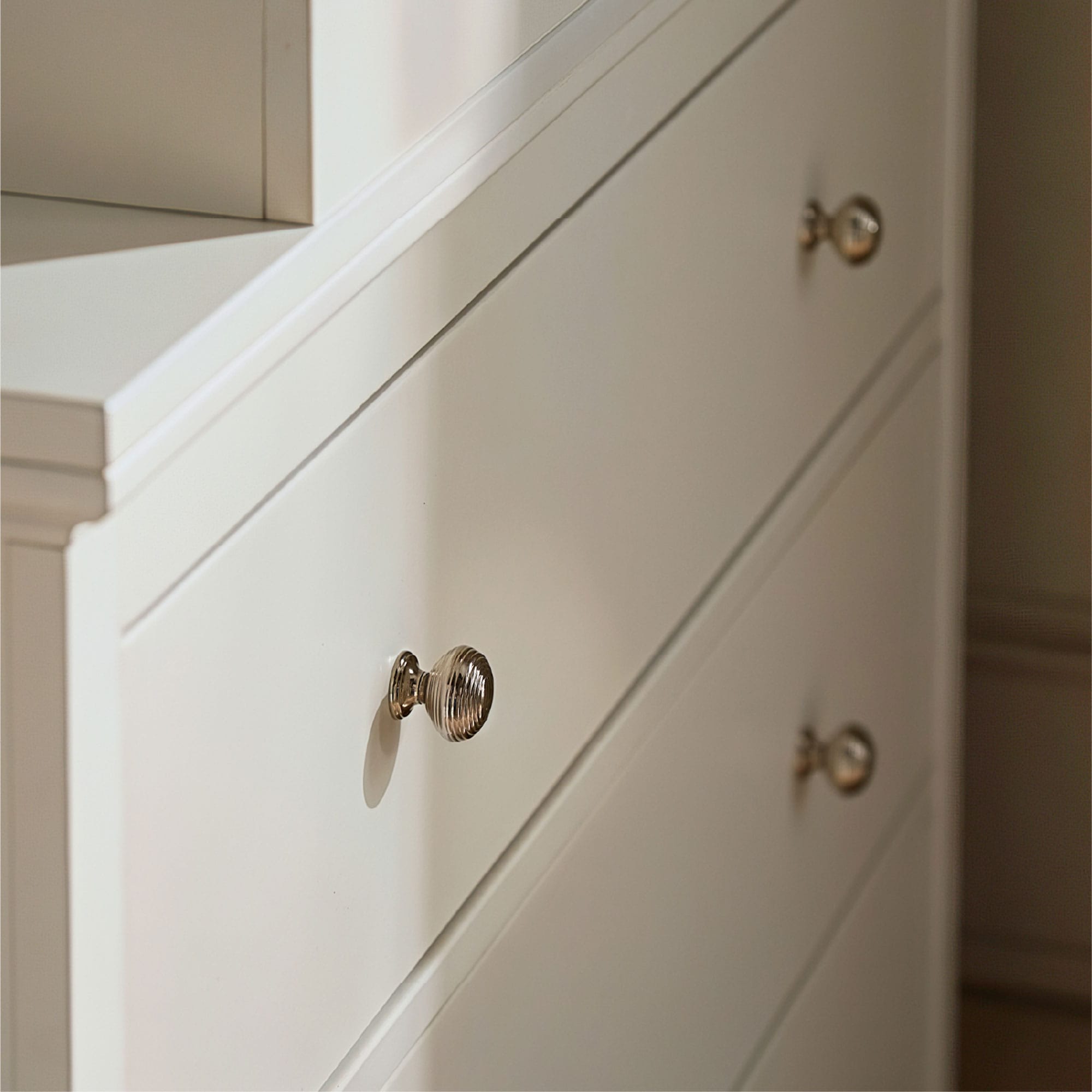 CuddleCo nursery room sets Cuddleco Beaumont 2 Piece Nursery Furniture Set with Grande Cotbed - White
