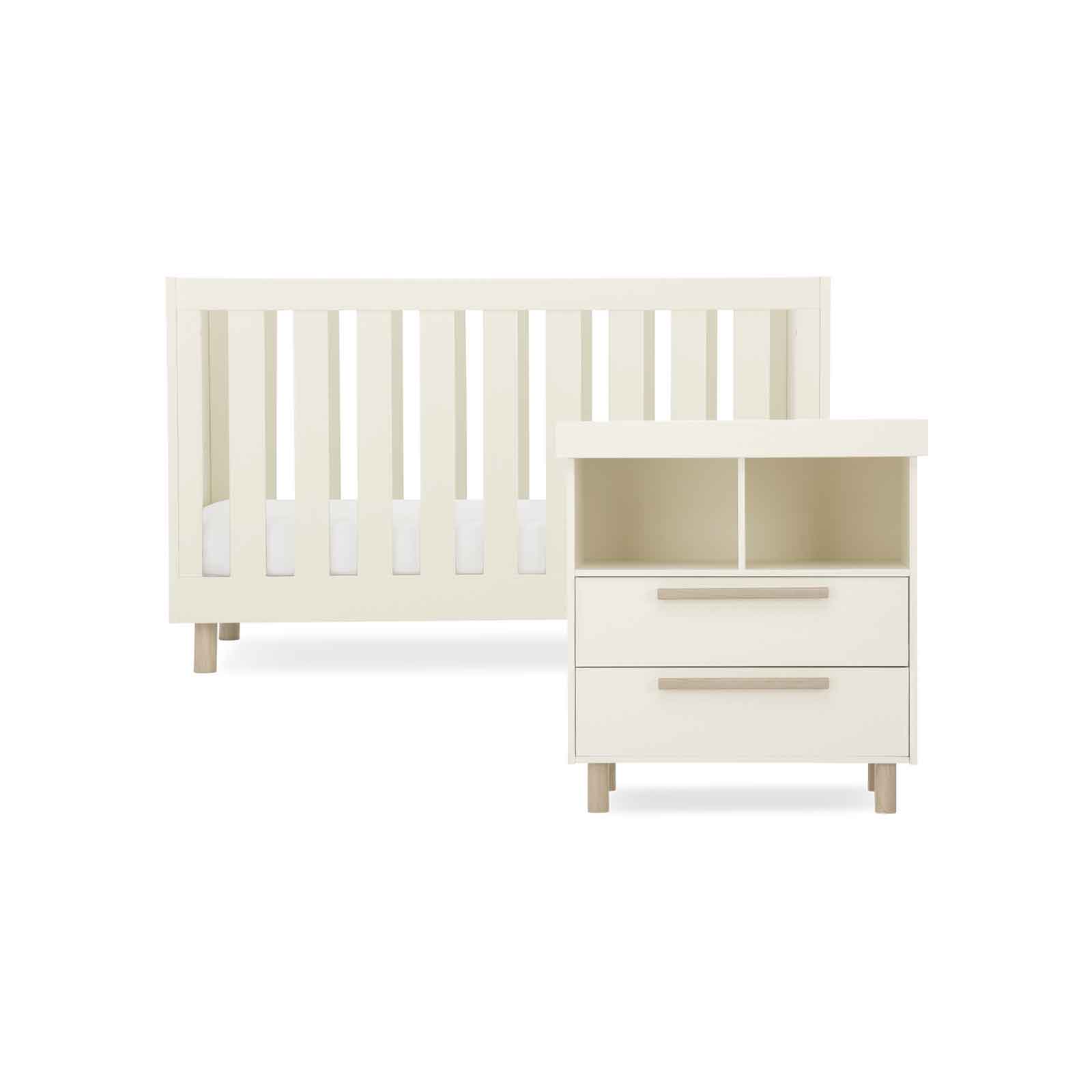 CuddleCo nursery room sets CuddleCo Harper 2 Piece Set - Cream