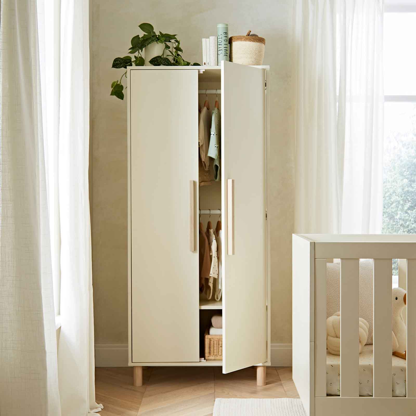 CuddleCo nursery room sets CuddleCo Harper 3 Piece Set - Cream