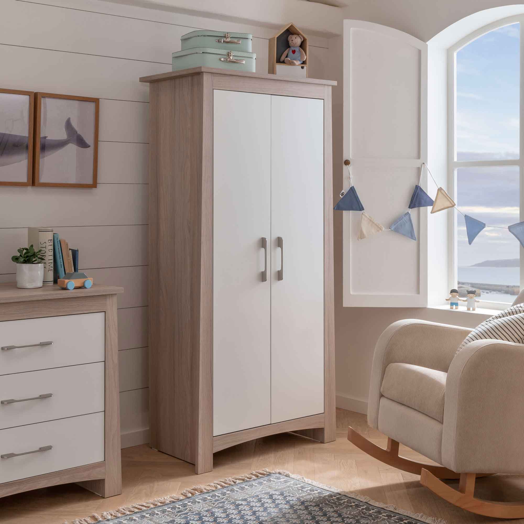 CuddleCo nursery room sets CuddleCo Lana 3 Piece Set - Ash/White