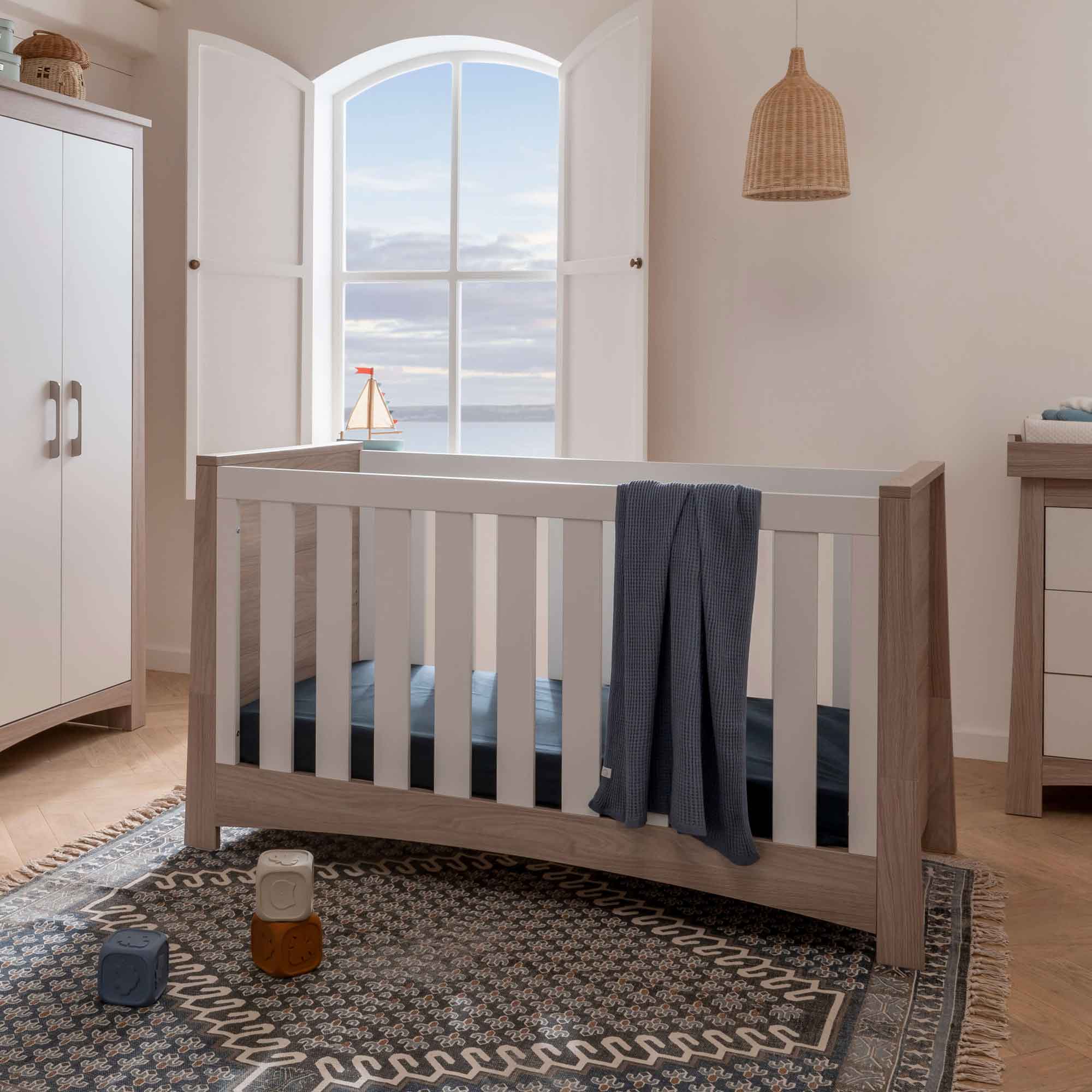 CuddleCo nursery room sets CuddleCo Lana 3 Piece Set - Ash/White