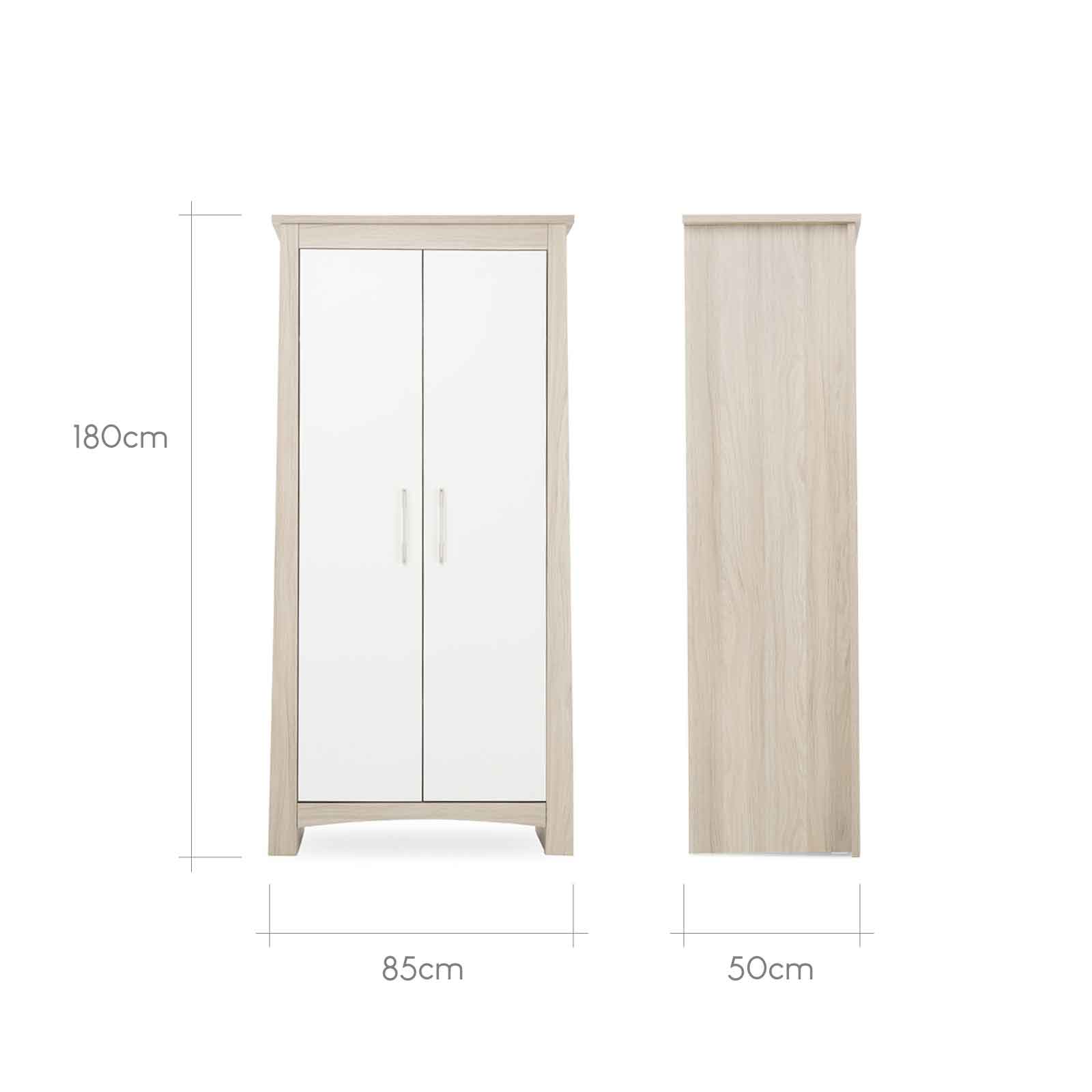CuddleCo nursery room sets CuddleCo Lana 3 Piece Set - Ash/White