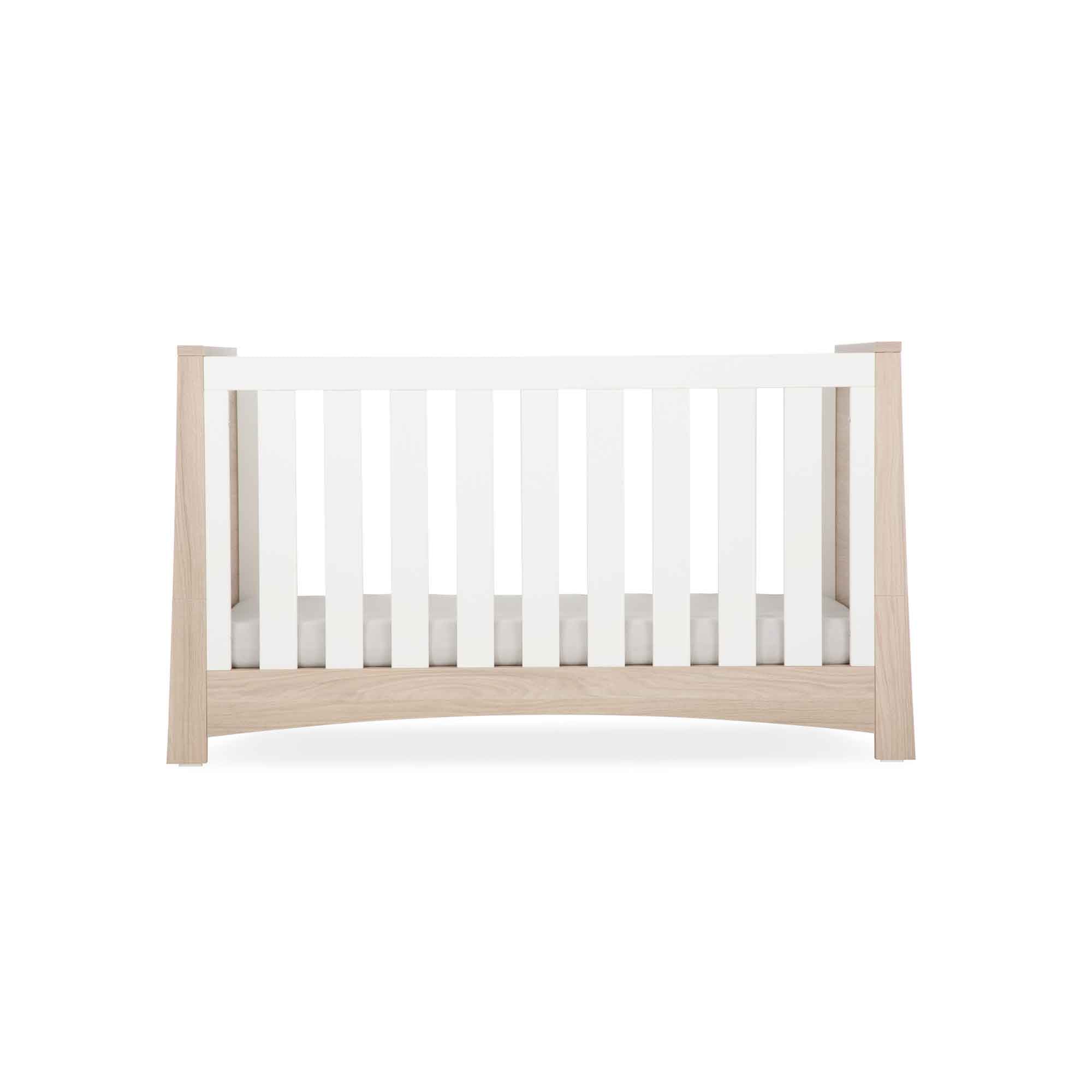 CuddleCo nursery room sets CuddleCo Lana Cot Bed - Ash/White