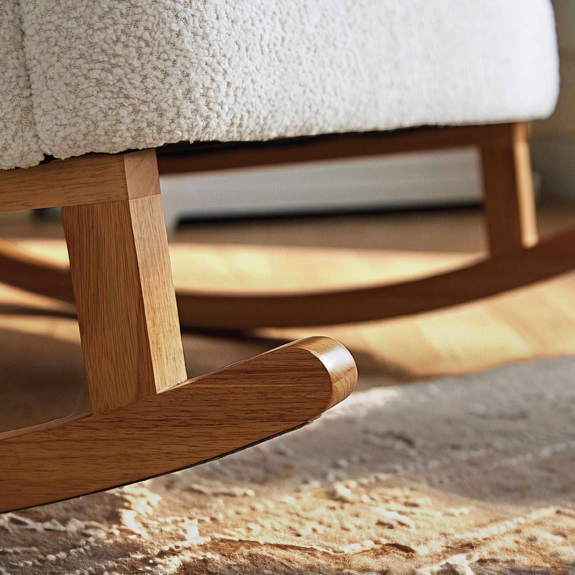 CuddleCo nursing chairs CuddleCo Etta Cuddle Chair - Boucle Mushroom