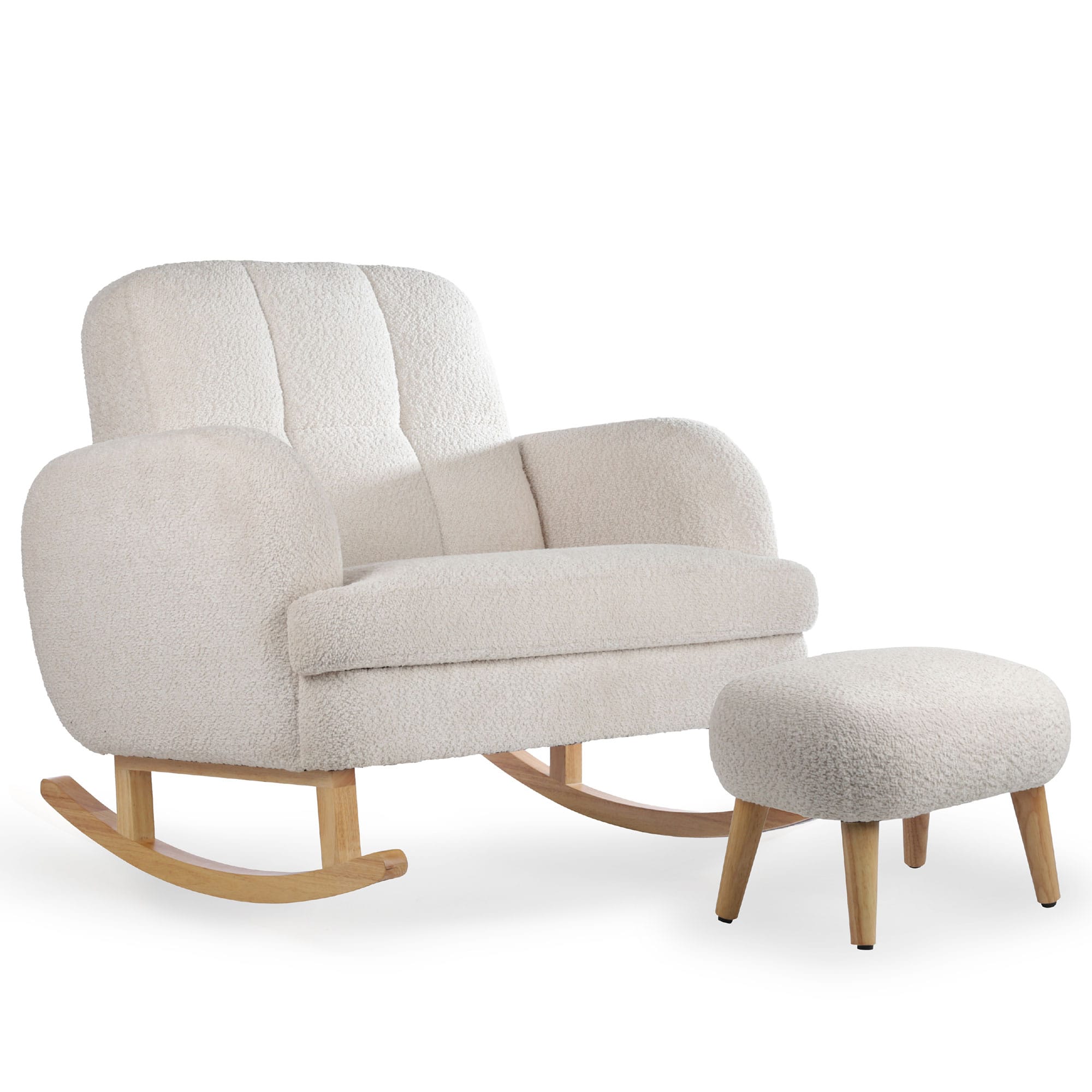 CuddleCo nursing chairs CuddleCo Etta Cuddle Chair - Boucle Mushroom FRN/CUD/156279
