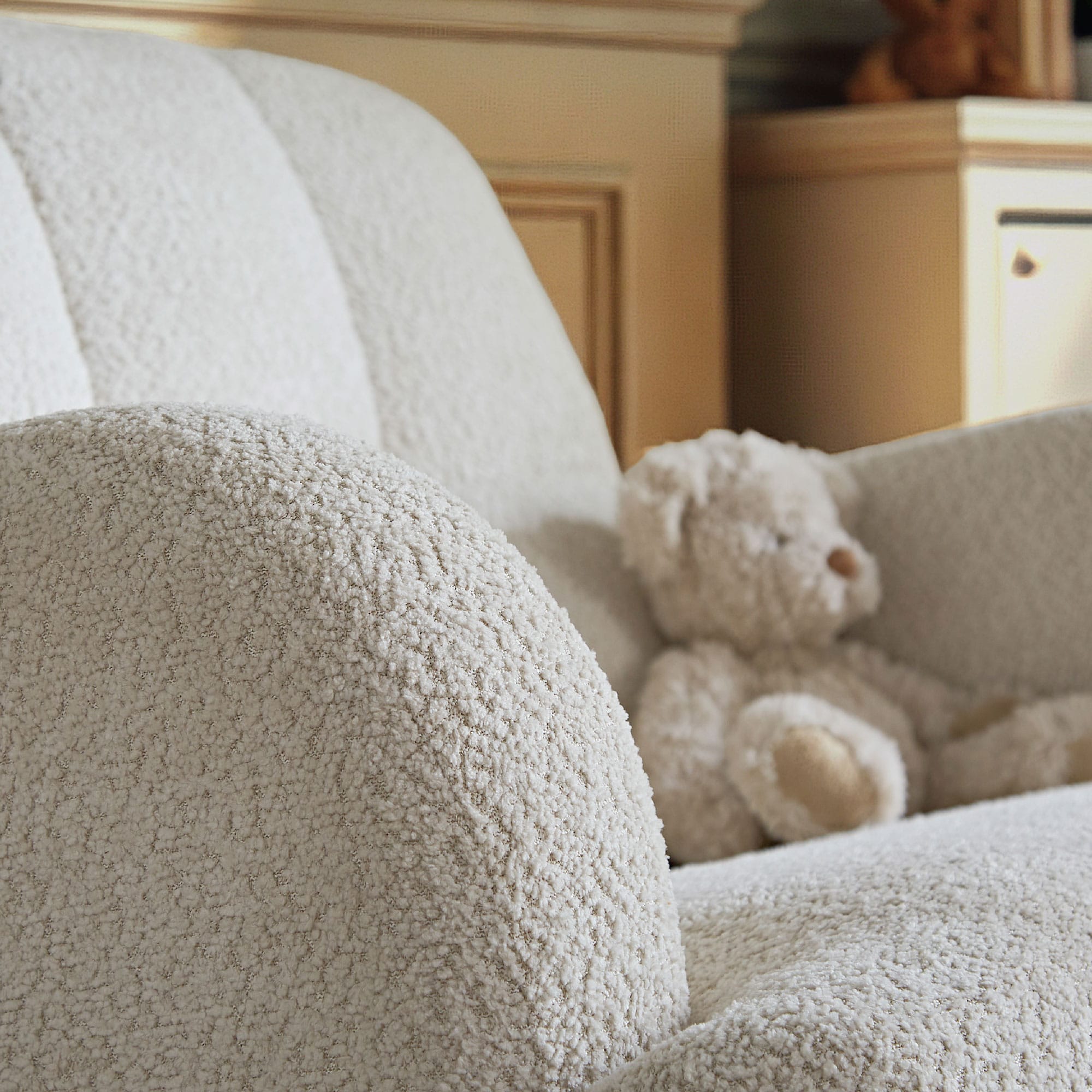 CuddleCo nursing chairs CuddleCo Etta Cuddle Chair - Boucle Off-White