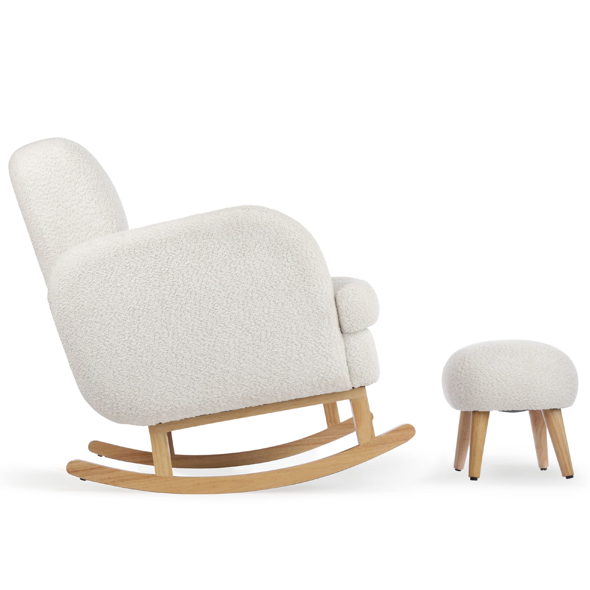 CuddleCo nursing chairs CuddleCo Etta Cuddle Chair - Boucle Off-White