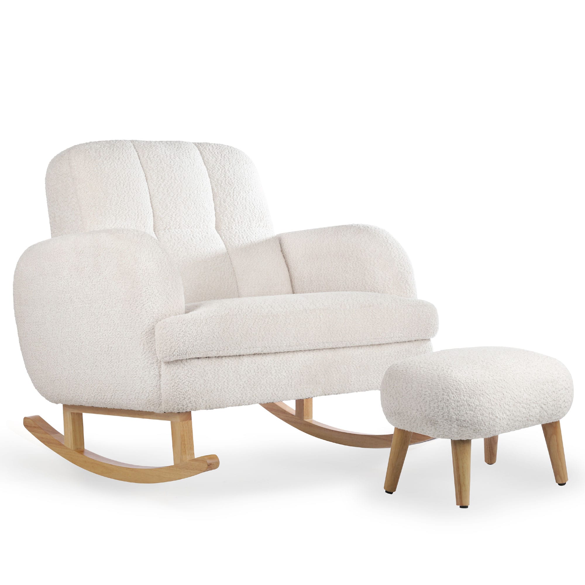 CuddleCo nursing chairs CuddleCo Etta Cuddle Chair - Boucle Off-White FRN/CUD/156262