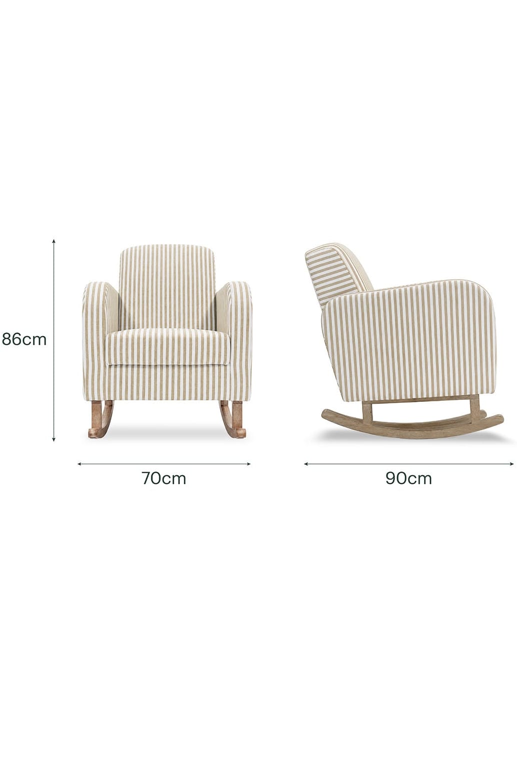 CuddleCo nursing chairs CuddleCo Etta Nursing Chair - Beach Stripe