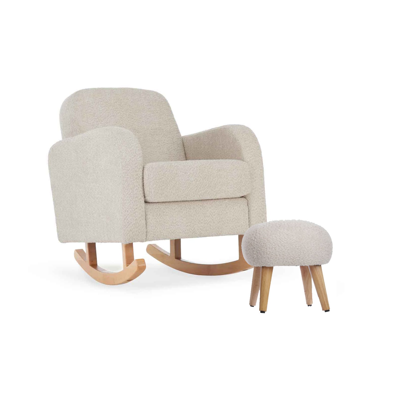 CuddleCo nursing chairs CuddleCo Etta Nursing Chair - Boucle Mushroom FRN/CUD/156293