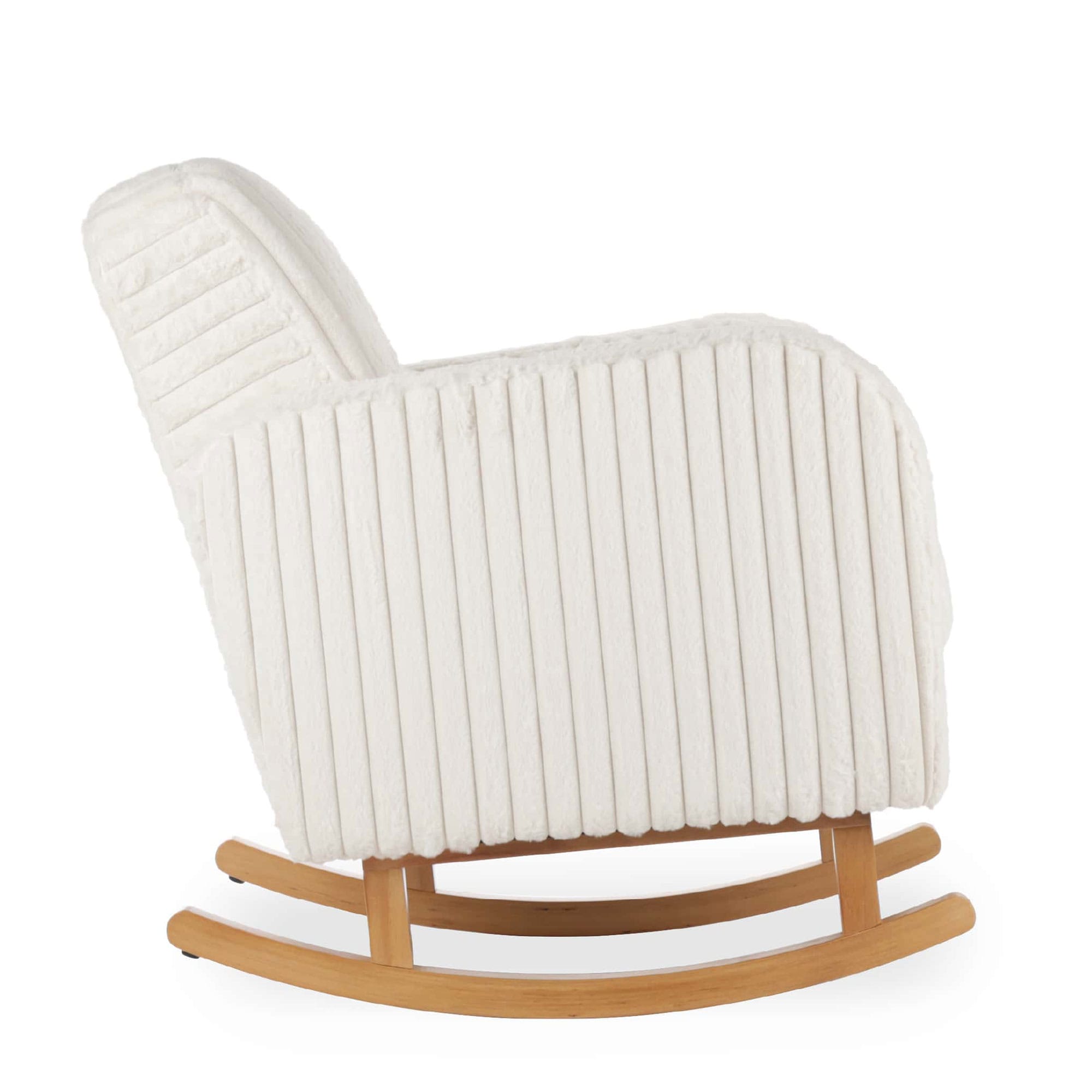 CuddleCo nursing chairs CuddleCo Etta Nursing Chair - Faux Fur Cream