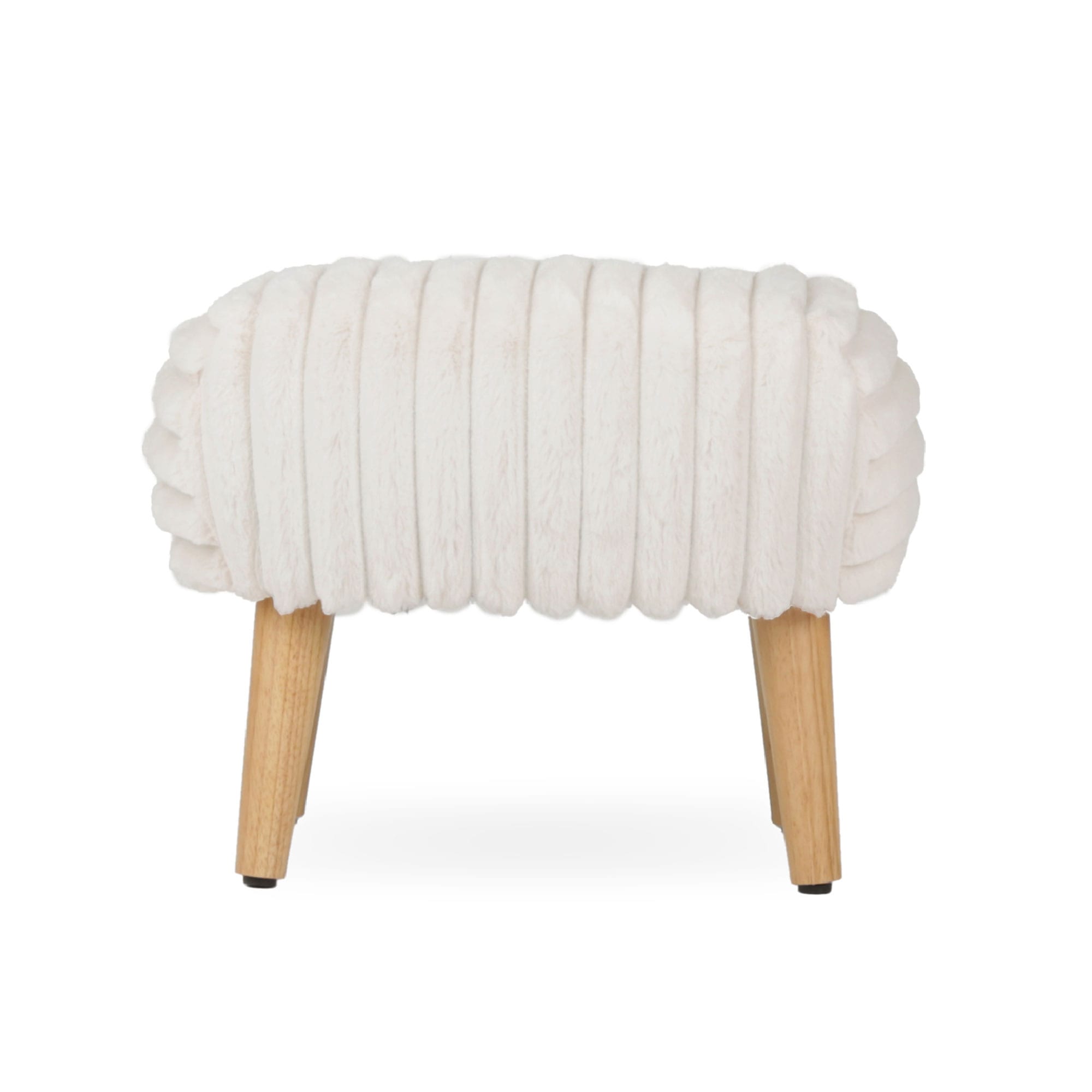 CuddleCo nursing chairs CuddleCo Etta Nursing Chair - Faux Fur Cream