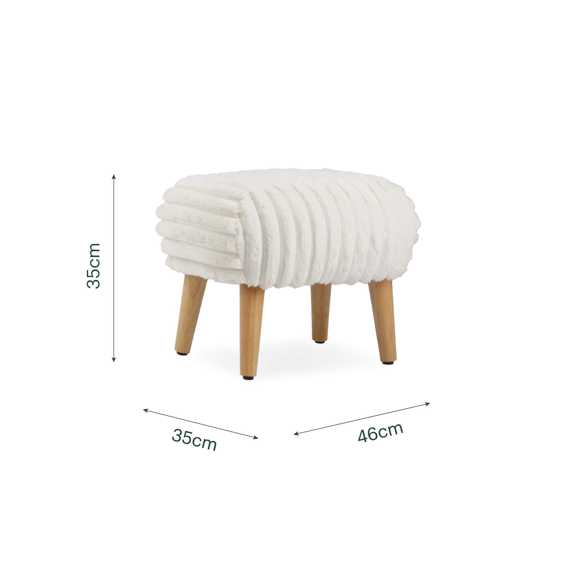 CuddleCo nursing chairs CuddleCo Etta Nursing Chair - Faux Fur Cream