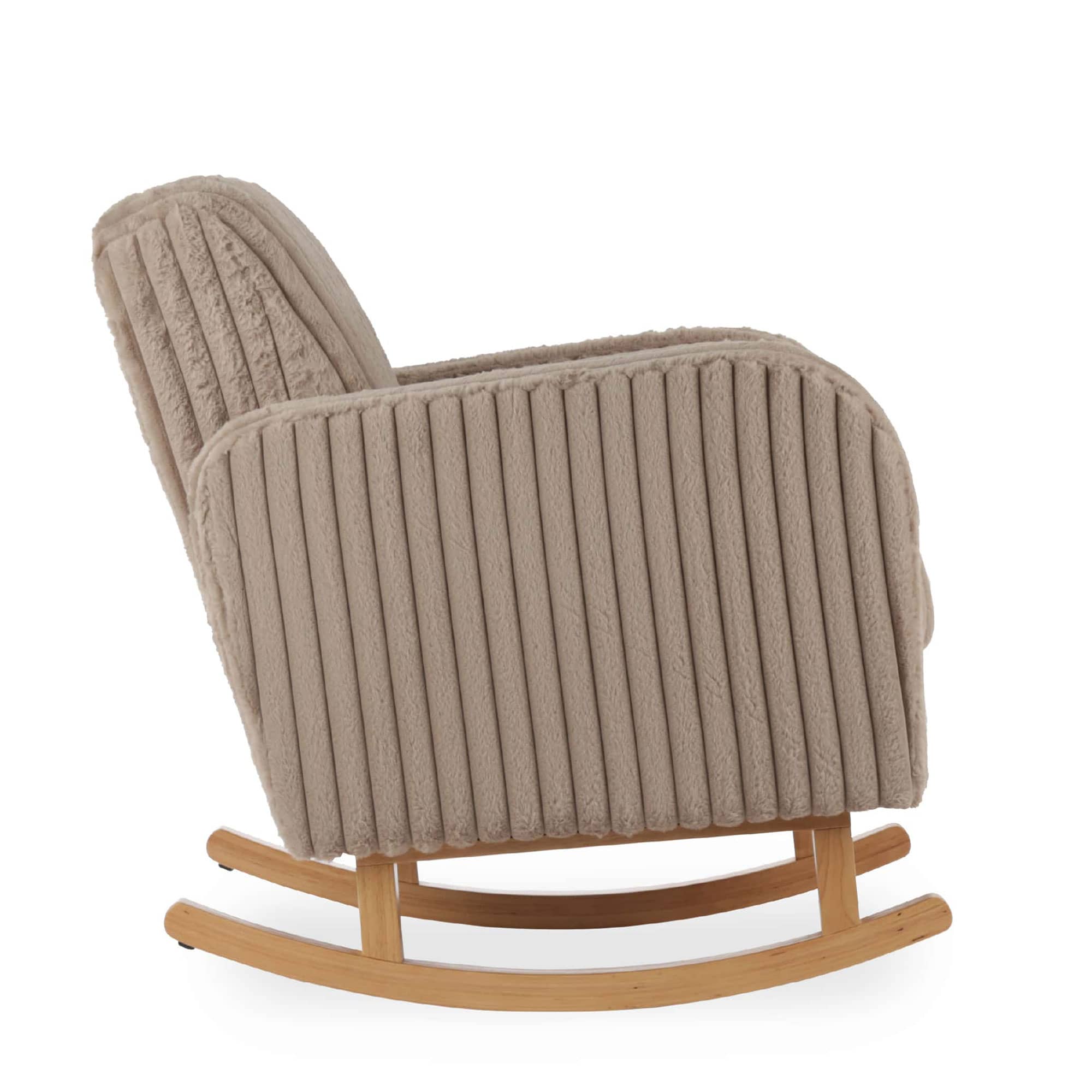 CuddleCo nursing chairs CuddleCo Etta Nursing Chair - Faux Fur Mink