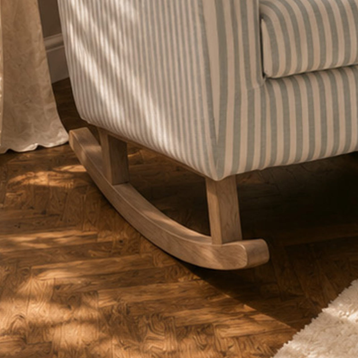CuddleCo nursing chairs CuddleCo Etta Nursing Chair - Sea Salt Stripe