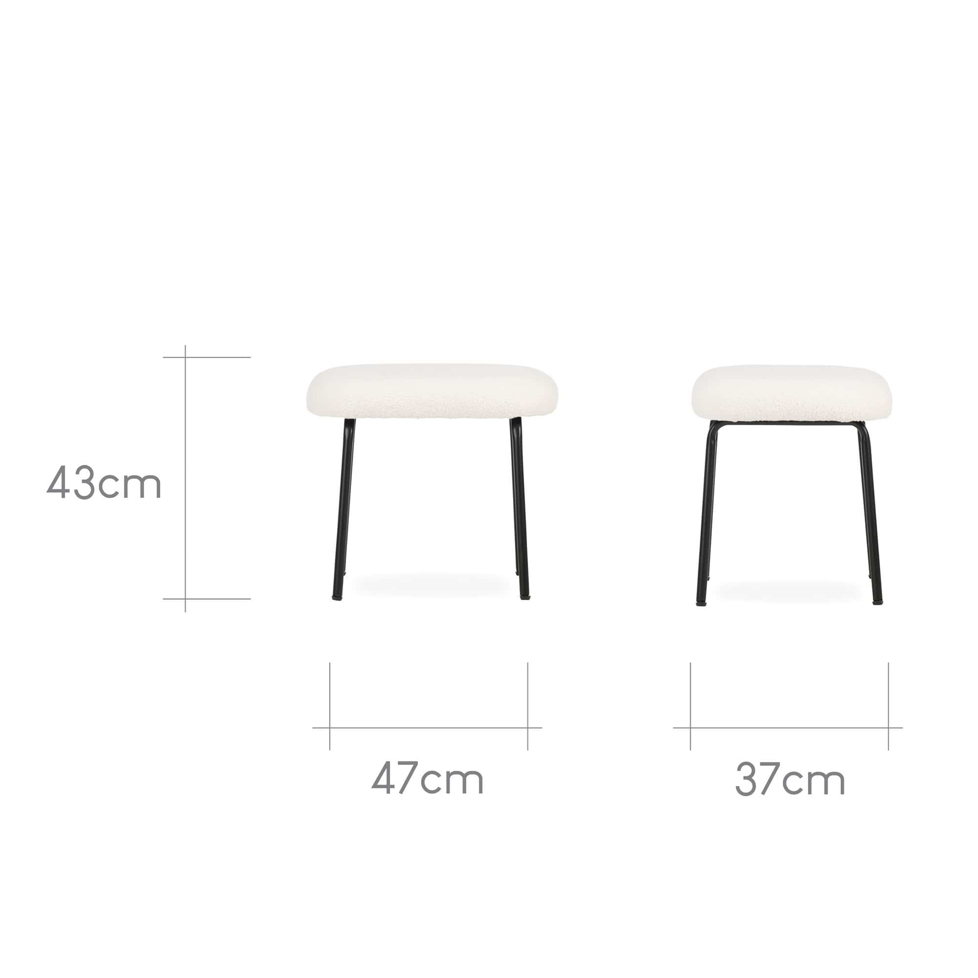 CuddleCo nursing chairs CuddleCo Marley Nursing Chair & Stool - Teddy Off White FRN/CUD/153476