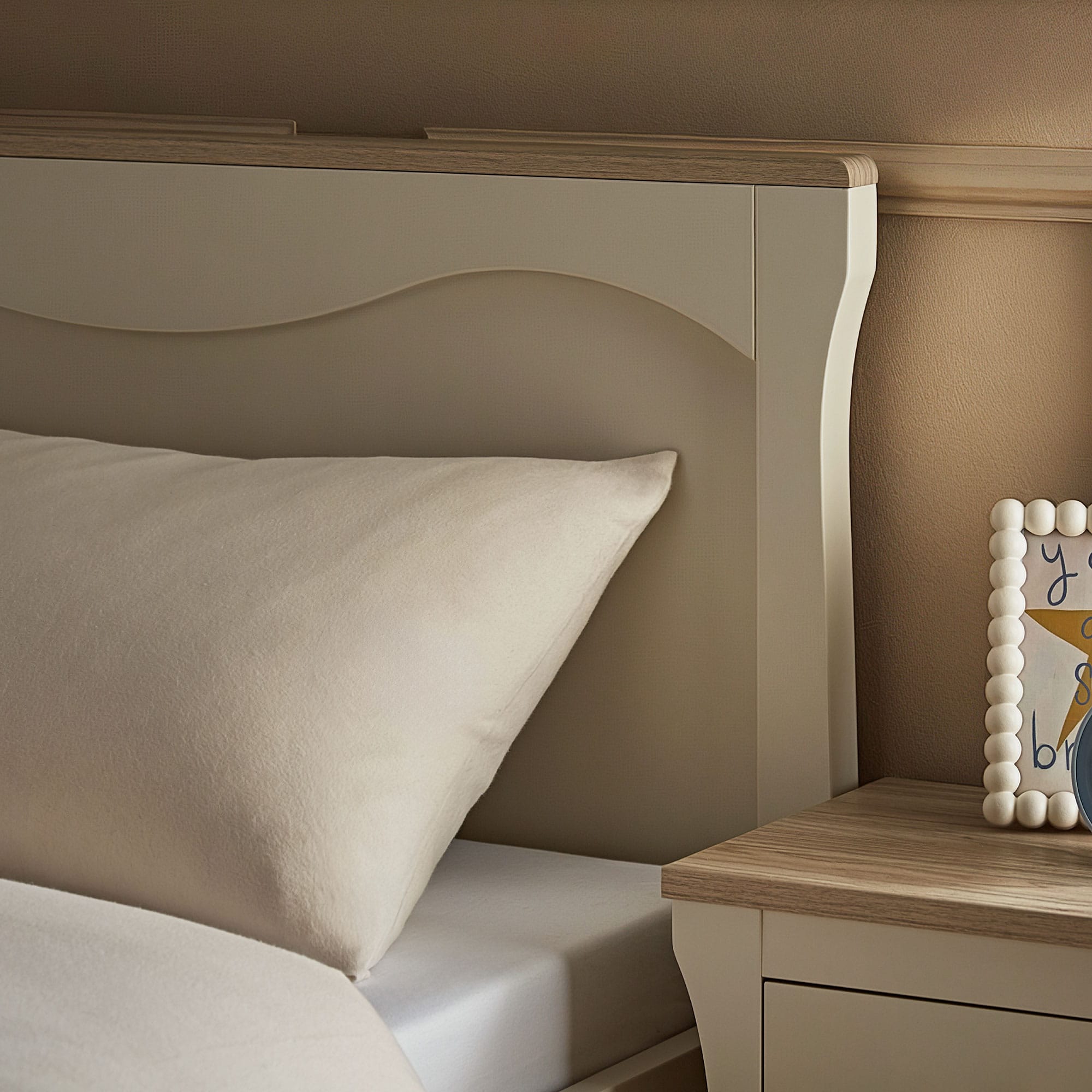 CuddleCo single beds Cuddleco Clara Single Bed - Cashmere/Ash FRN/CUD/156132