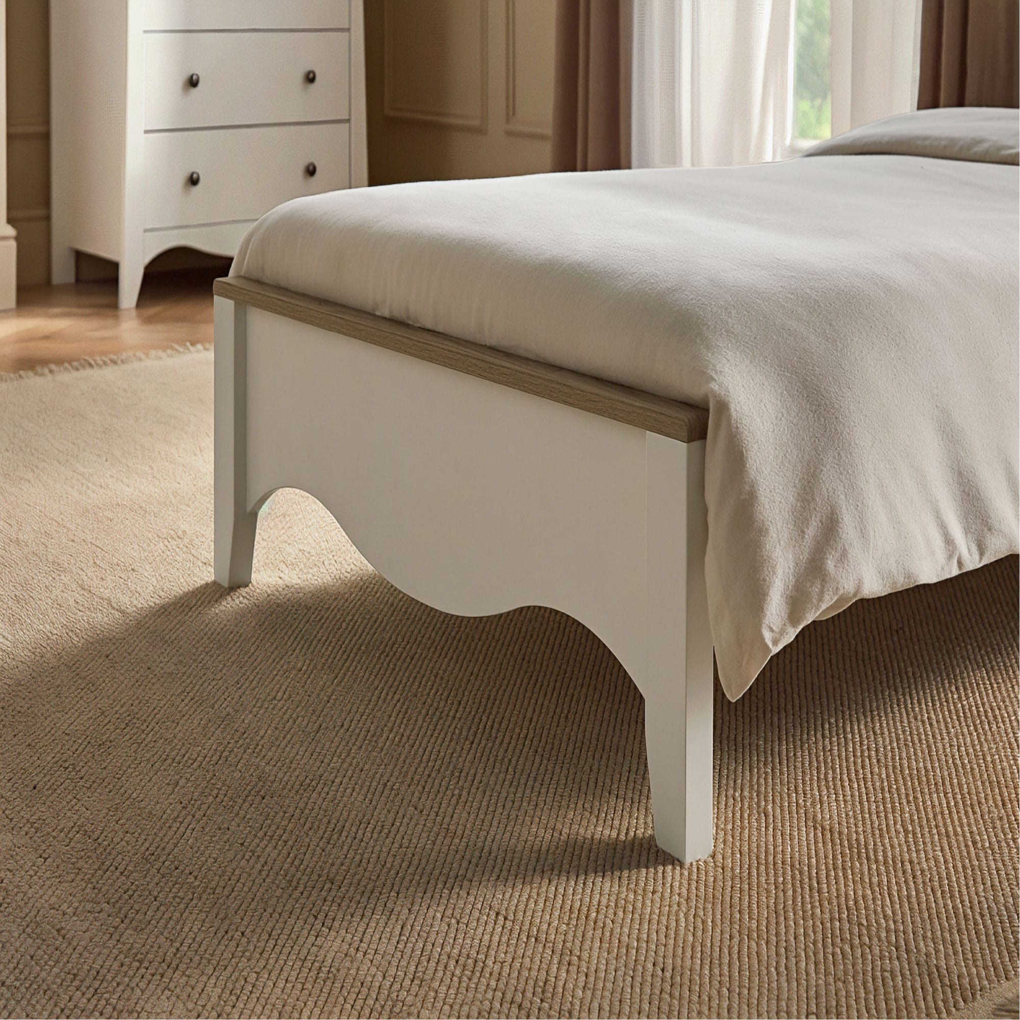CuddleCo single beds Cuddleco Clara Single Bed - White/Ash FRN/CUD/156163