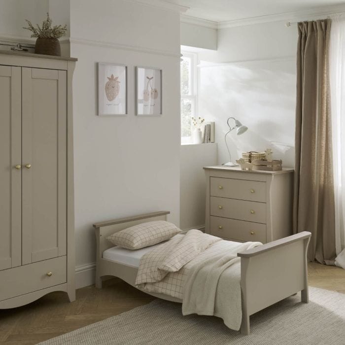 CuddleCo toddler beds Cuddleco Clara Toddler Bed - Cashmere/Ash