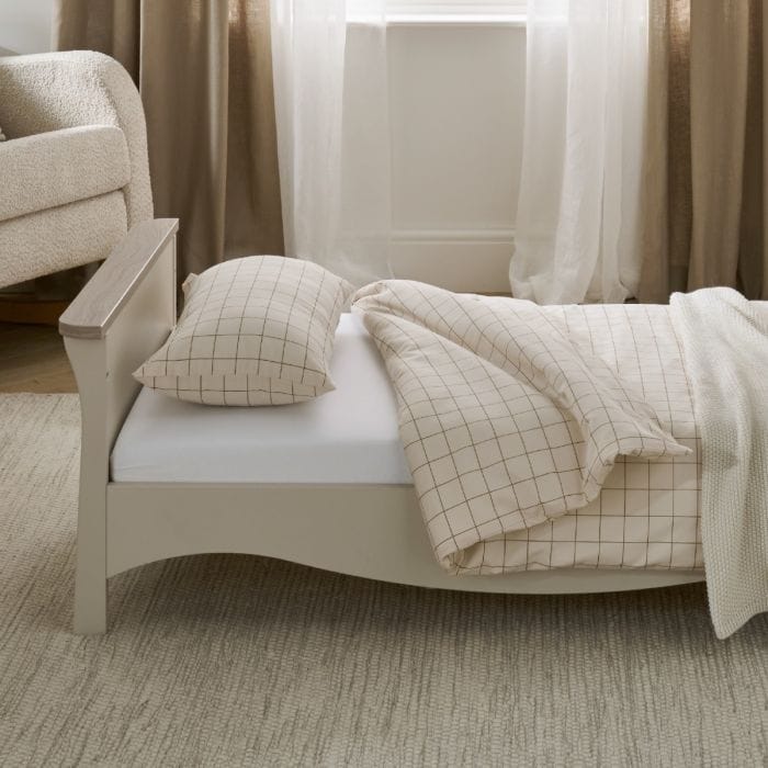 CuddleCo toddler beds Cuddleco Clara Toddler Bed - Cashmere/Ash