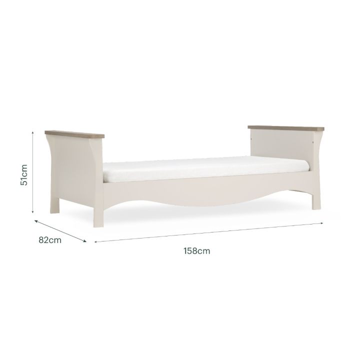CuddleCo toddler beds Cuddleco Clara Toddler Bed - Cashmere/Ash