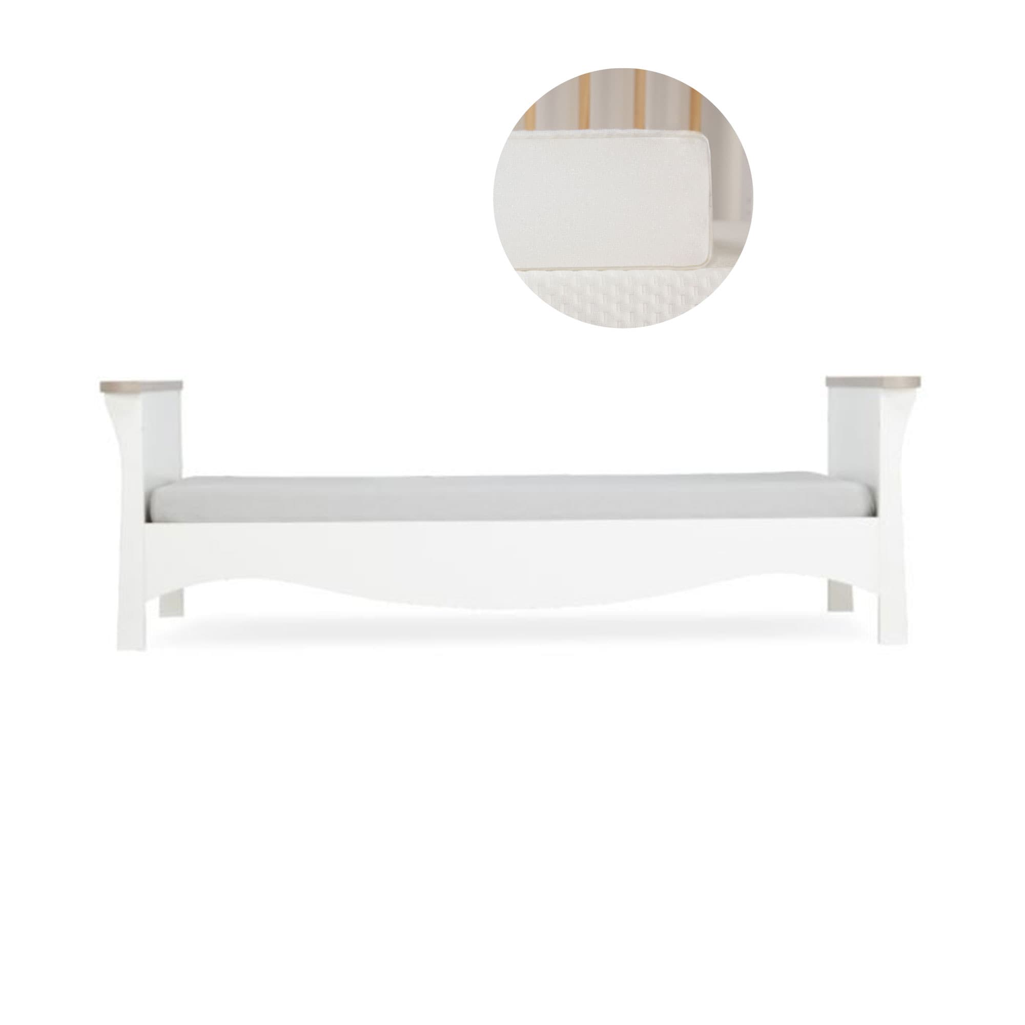 CuddleCo toddler beds Cuddleco Clara Toddler Bed - White/Ash