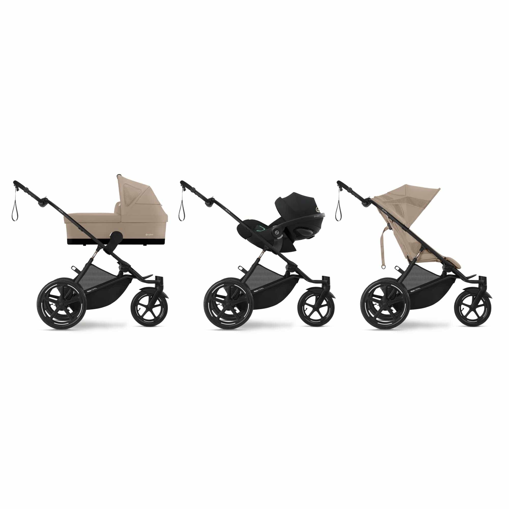 Cybex 3 wheel pushchairs Cybex Avi Spin - Almond Beige 524001013