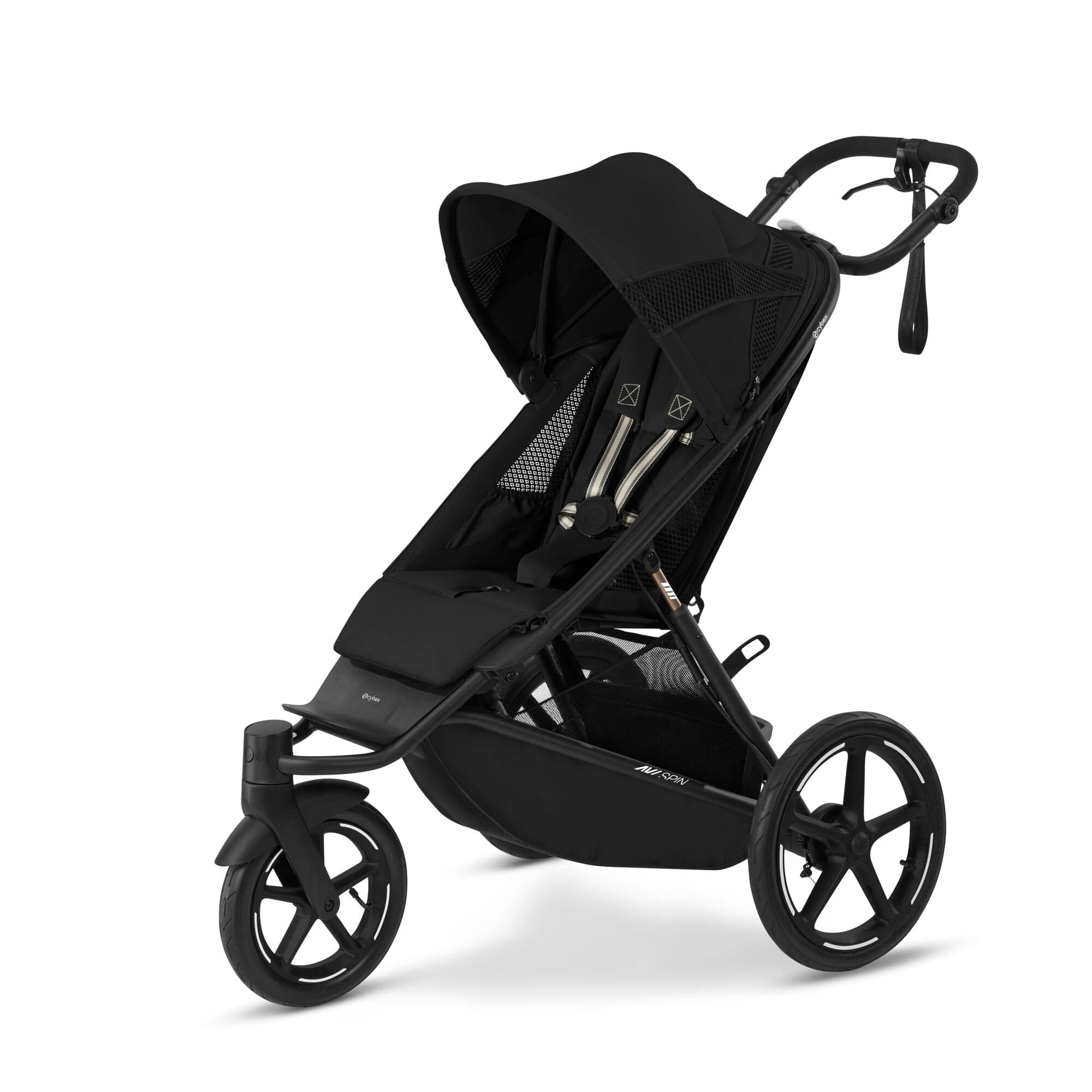 Cybex 3 Wheeler Pushchair Bundles Cybex Avi Spin Comfort Kit - Moon Black