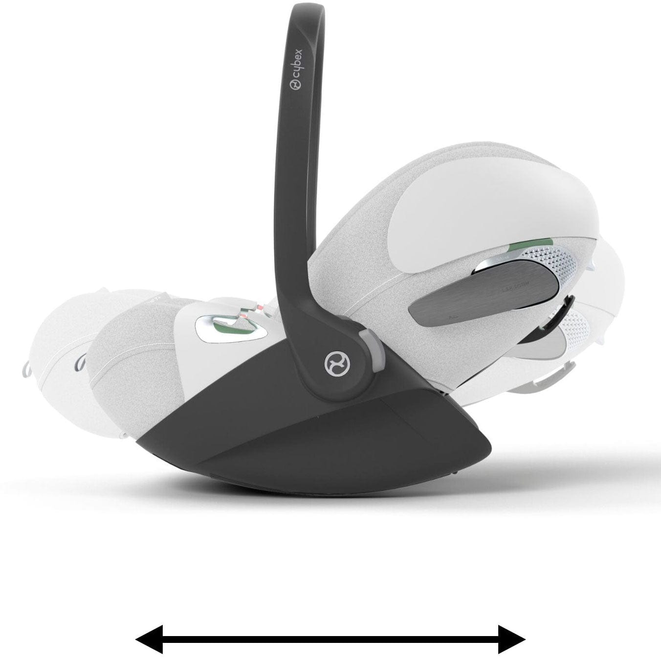 Cybex Cloud T PLUS i-Size Car Seat Platinum White