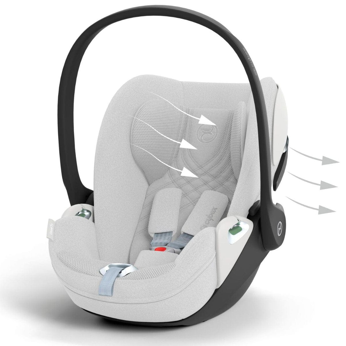 Cybex baby car seats Cybex Cloud T PLUS i-Size Car Seat - Platinum White 523000245