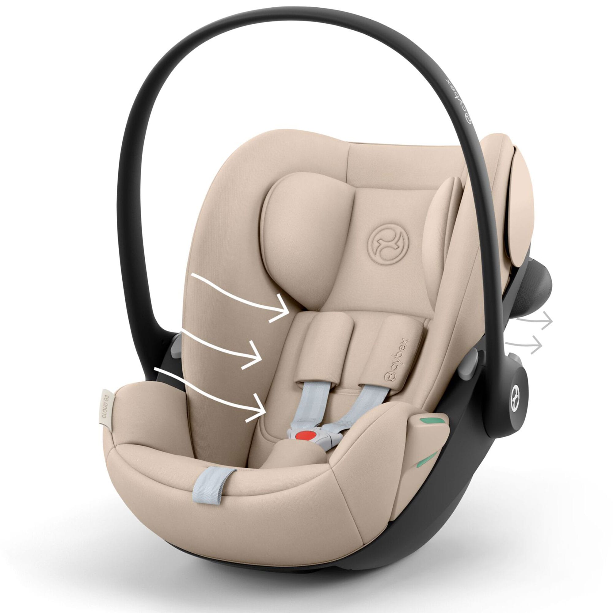 Cybex baby car seats Cybex Cloud G3 Comfort i-Size Car Seat - Almond Beige